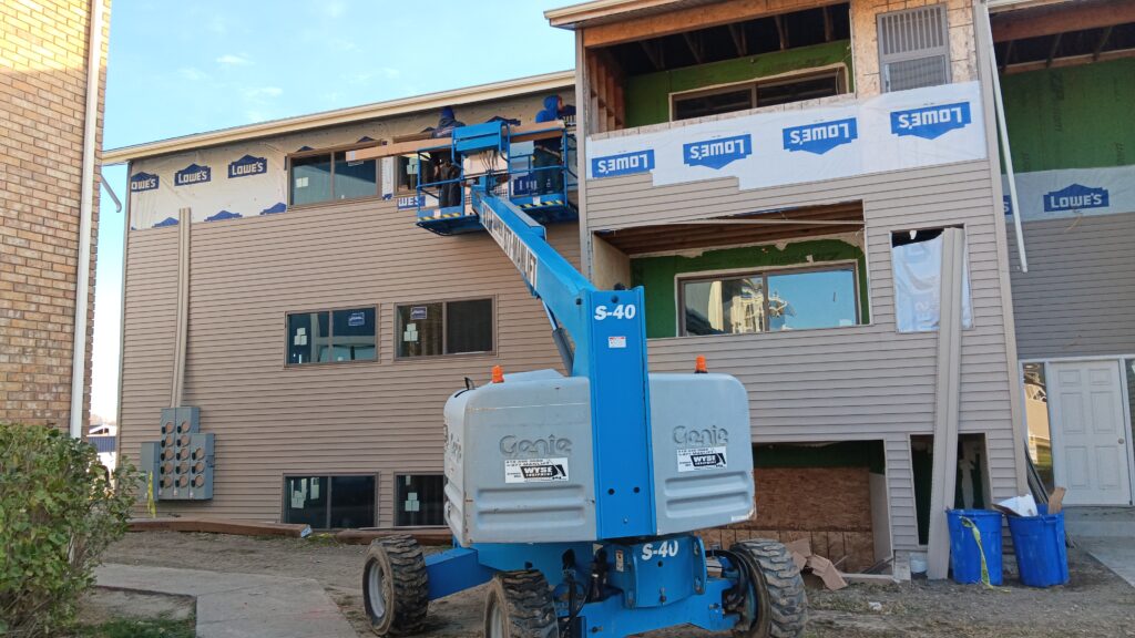 Home siding installation project in Toledo Ohio